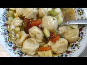 ПЕЛЬМЕНИ в БУЛЬОНЕ! ЧУЧВАРА ПО УЗБЕКСКИ! Самый лучший суп.