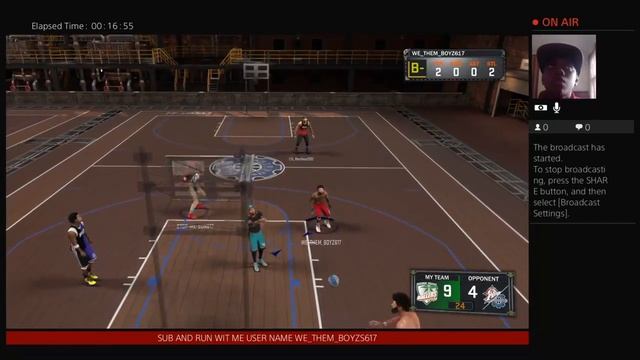 Nba2k17 ZOE NATION tryouts wear something red 1k sub grind plyin wit my subs running wit subs!!! смотреть онлайн