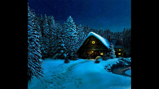 "Одна зимняя ночка" ( стих, читает автор Сергей Романов ) смотреть онлайн