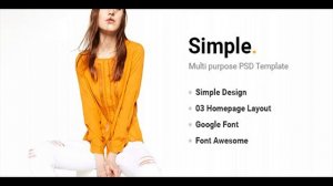 Simple - PSD Template | Themeforest Website Templates and Themes