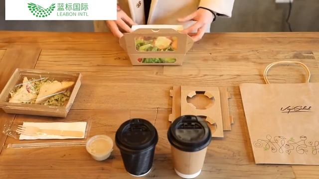 Take way food packaging boxes kraft paper boxes for salad food packing box View packaging boxes
