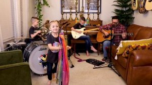 Colt Clark and the Quarantine Kids play "While My Guitar Gently Weeps"