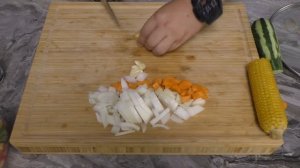 Диетическая еда # индейка с овощами и рисом.