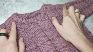 Как я вязала детский джемпер в квадрат