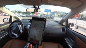 Беспилотник Яндекс Такси против пешеходов, Московский Автосалон 2018