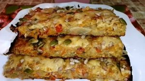 ТАКИЕ ОВОЩИ ЕСТЬ БУДУТ ВСЕ С УДОВОЛЬСТВИЕМ! ОВОЩНОЙ ПИРОГ-ЗАПЕКАНКА С СЫРОМ И СЕМЕЧКАМИ!