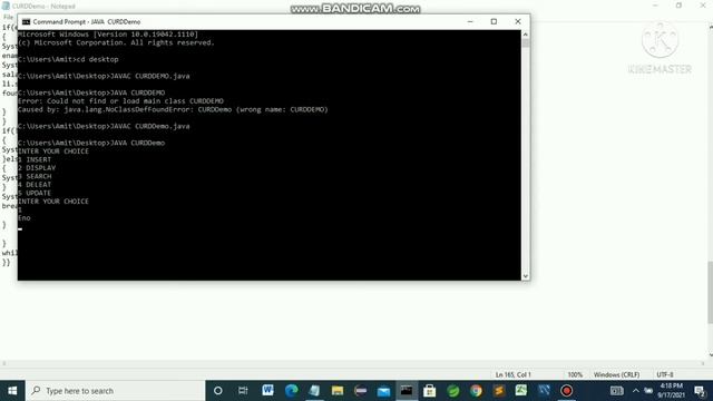 java Curd operation in java collection. смотреть онлайн