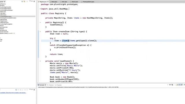 How to implement Prototype pattern step by step смотреть онлайн