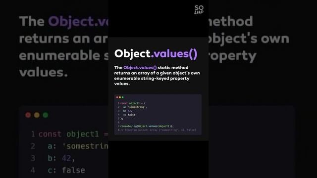 Object.keys vs Object.values vs Object.entries #hashtags