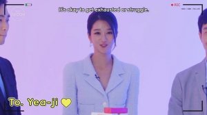 SEO YE JI Gave Words Of Encouragement