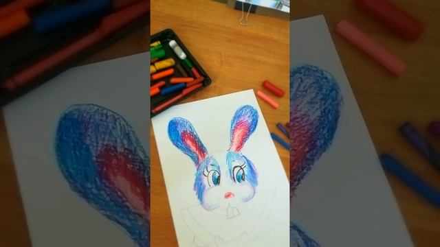 Палитра. «Зайка» рисование масляными мелками смотреть онлайн