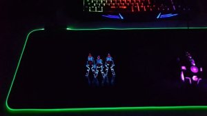 Игровой коврик с rgb подсветкой с алиэкспресс