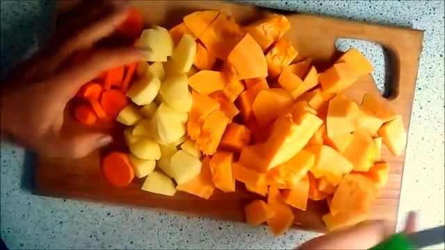Тыквенный крем суп .MOULINEX Cook4Me мультиварка рецепты Pumpkin cream soup смотреть онлайн