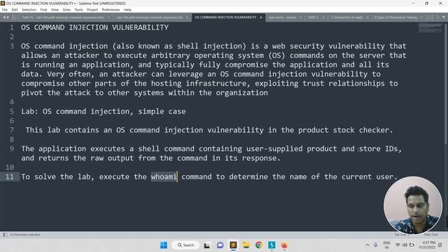 OS COMMAND INJECTION VULNERABILITY ATTACK #part1 #penetrationtesting #hindi #ethicalhacking смотреть онлайн