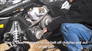 How to change a belt on a 2013 Polaris PRO RMK snowmobile