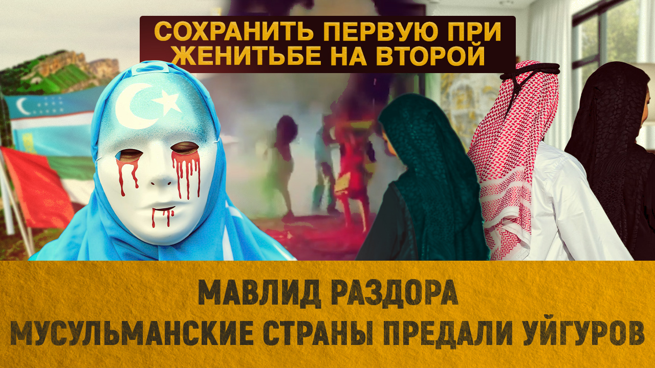 Мусульманские страны предали уйгуров/ Мавлид раздора / Сохранить первую при женитьбе на второй