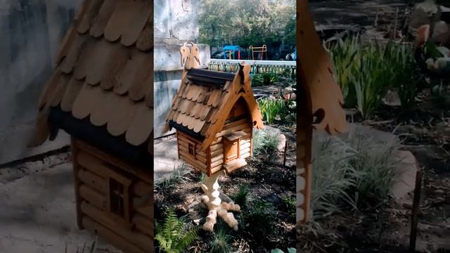 Домик бабы Яги. Красота своими руками. #красота #поделки #мастернавсеруки #мастер #любиточтоделаешь