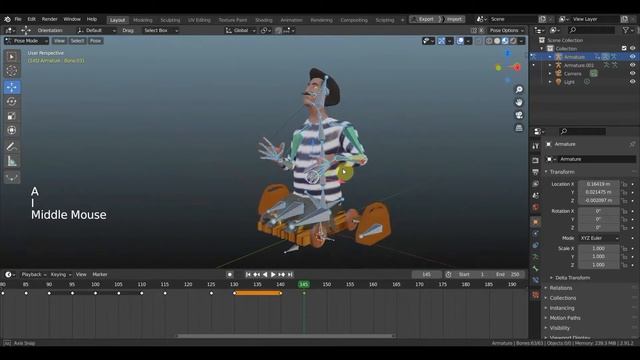 Подготовка сцены к анимации диалога смотреть онлайн