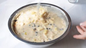 Веганский Манник с ягодами на апельсиновом соке без кефира, яиц и молока