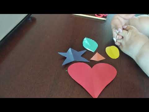 Фигуры из цветной бумаги