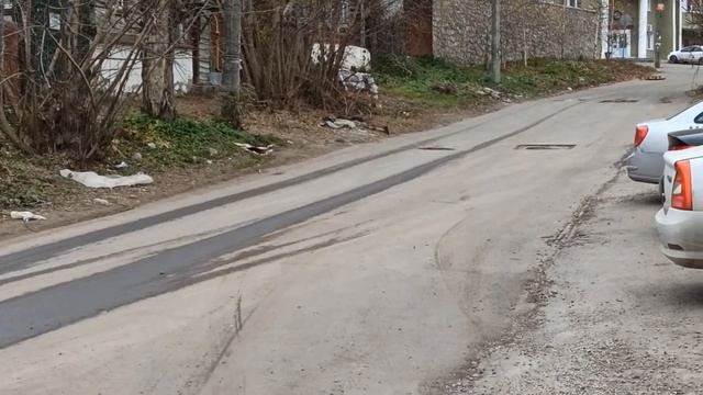 Ремонт дороги в Калуге на улице Беляева смотреть онлайн