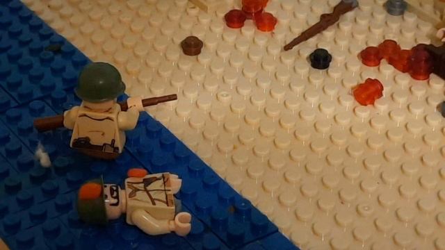 Лего исторический мультик. Высадка в Нормандии. День Д 1944 год 6 июня амереканцы против немцев! смотреть онлайн
