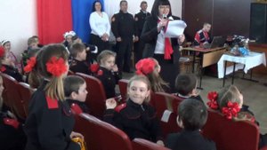 Посвящение в казачата 1-х классов МБОУ СОШ №12 им. А.В. Суворова с. Майкопского