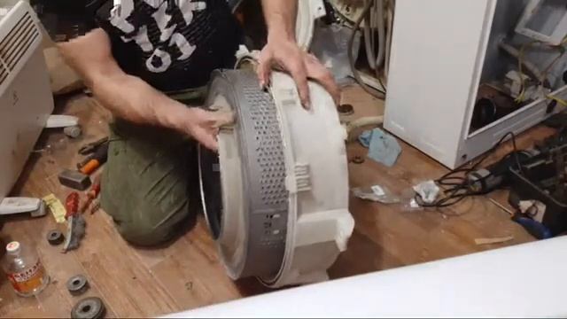 Ремонт Стиральной машины Самсунг. Замена подшипников. смотреть онлайн