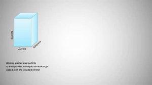 Прямоугольный параллелепипед и его развертка