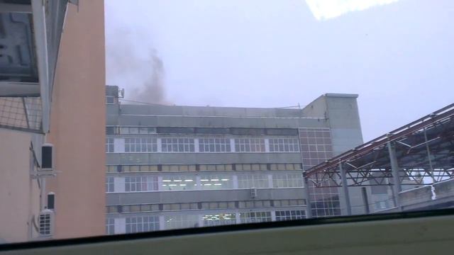 Пожар на 1-й площадке ул Карла Маркса 52 в г.Чебоксары