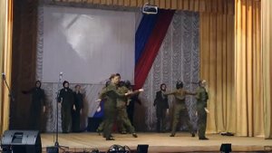 Танец на военную тему. Хореографическая студия "Маленький сюрприз"