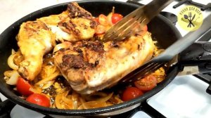 Вкусный и быстрый ужин Удивите своих близких вкусным рецептом Куриные окорочка на сковороде