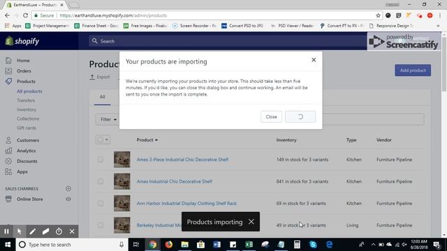 How to import csv in Shopify backend смотреть онлайн
