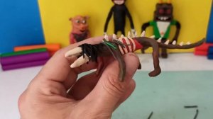 SCP 682 лепка из пластилина / Неуязвимая рептилия