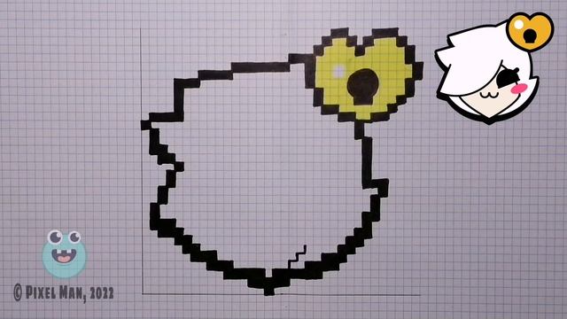 Как нарисовать значок КОЛЕТТ по клеточкам || Бравл Старс | Brawl Stars смотреть онлайн