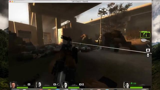 Left 4 Dead 2 on (15 inch) Retina Macbook Pro OS X смотреть онлайн