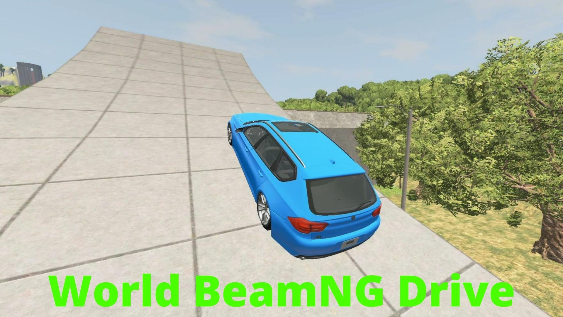 Прыжки с трамплина #2 - BeamNG Drive | World BeamNG Drive