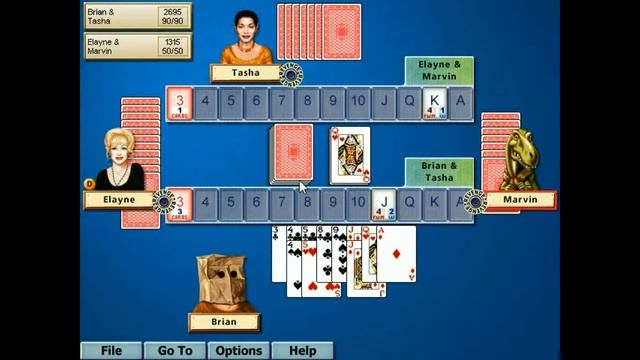 Hoyle Card Games 2003 edition Canasta смотреть онлайн