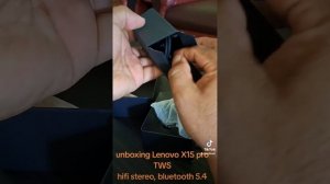 unboxing lenovo thinkplus X15 pro TWS