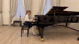 А. Шафран "Маленькое рондо" исп. Бакурова Лиза, 2 кл., Преподаватель Тесленко Н. Н.
