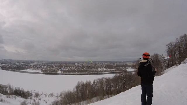 Полеты на параплане в Нижнем Новгороде и запуск дельтаплана. Парк 