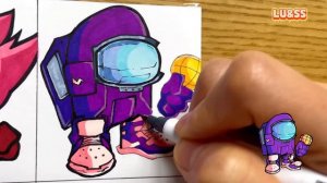 [Drawing FNF] IMPOSTOR V4 Full week / Drawing AMONG US