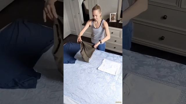 Лайфхаки Складываем майки смотреть онлайн