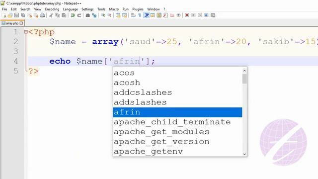 PHP Array (Associative array & Multidimensional array) | php Tutorial for Beginners Bangla - 14