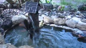 #diy Фонтан-мельница для дачного прудика.