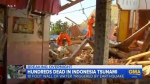 Hundreds Of People Dead In Indonesia From Powerful Tsunami