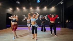 Танец живота в Москве. Группа продолжающих Марины Лопацкой.