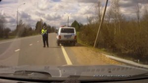 Закончил обгон по встречной полосе. Большой штраф. Будьте внимательны