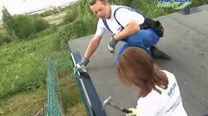 Монтаж гибкой черепицы Руфлекс Минт