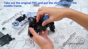 eXtremeRate PS5 DualSense Controller Face Clicky Kit Mouse Click Buttons Installation Guide